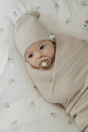 Cappellino con nodo LIGHT KHAKI - Bamboom