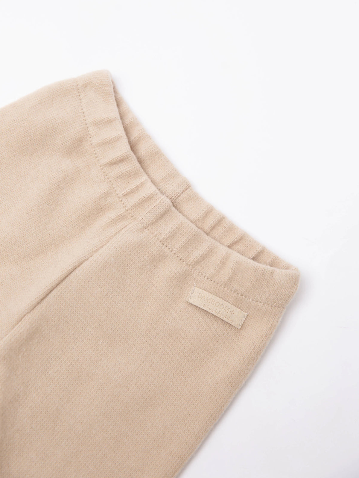 Leggings con bordo volant sand - Bamboom
