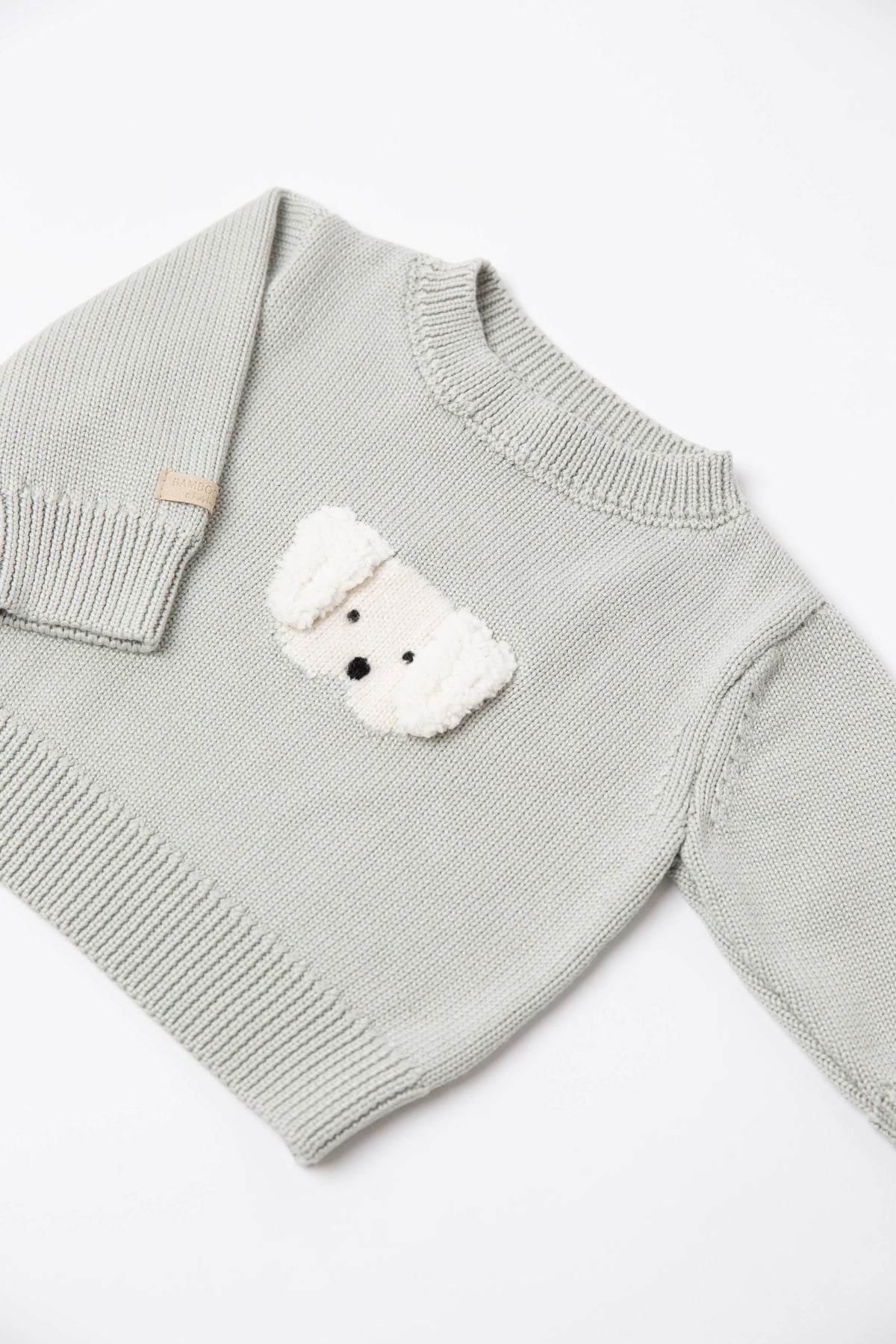 Maglia Knitted Cane acqua - Bamboom