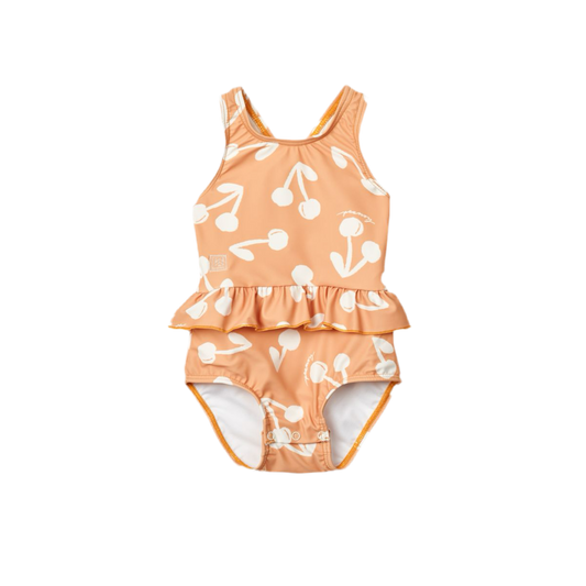 Costume intero Fiore di ciliegio / Albicocca chiaro - Liewood