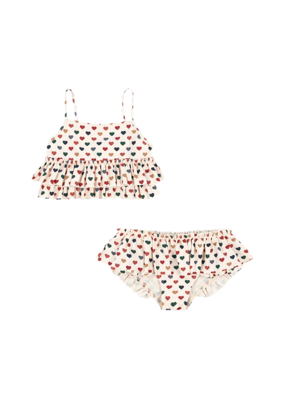 Costume bikini frill cuori - Konges Slojd