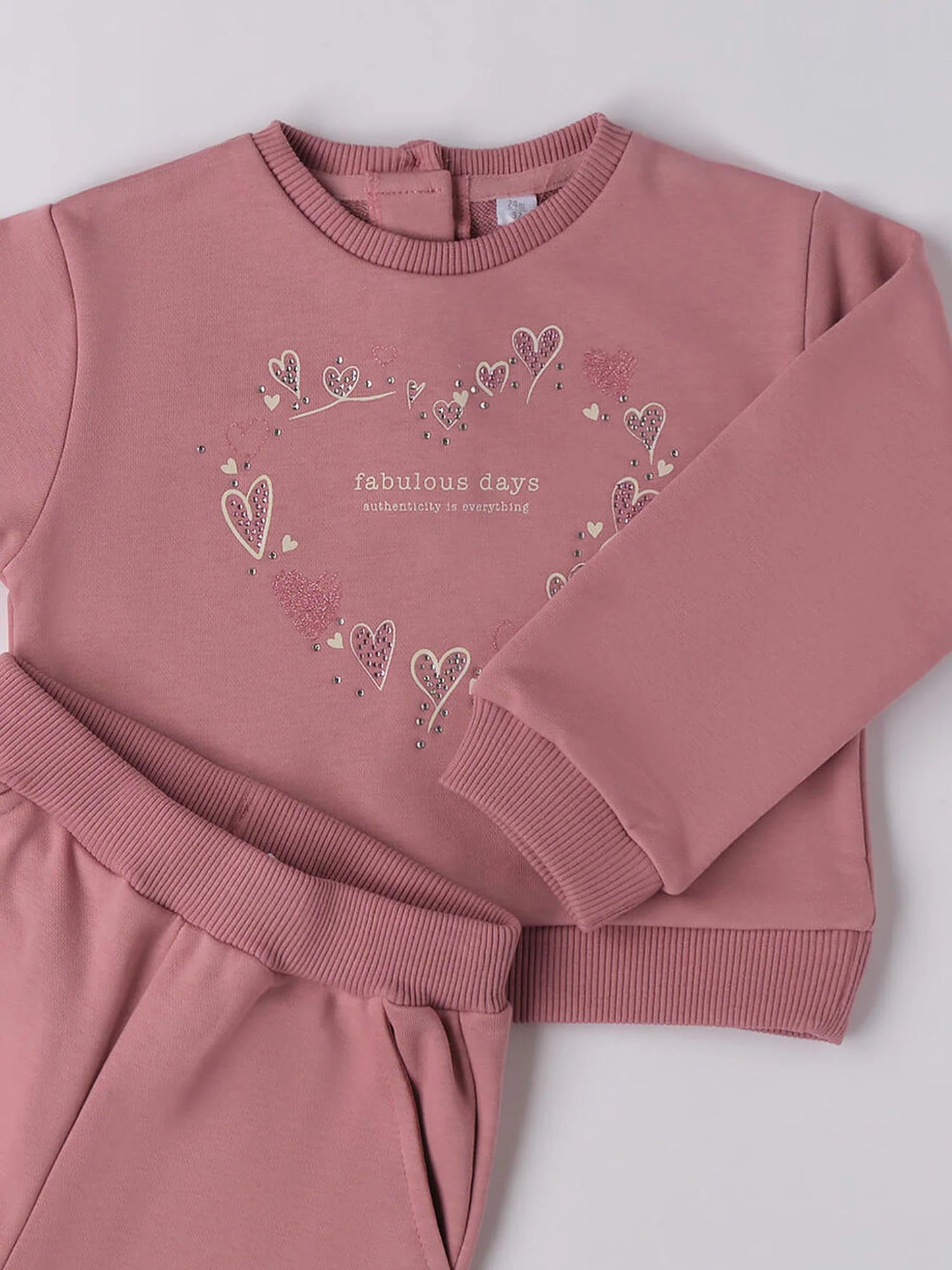 Tuta rosa brillantini - I do