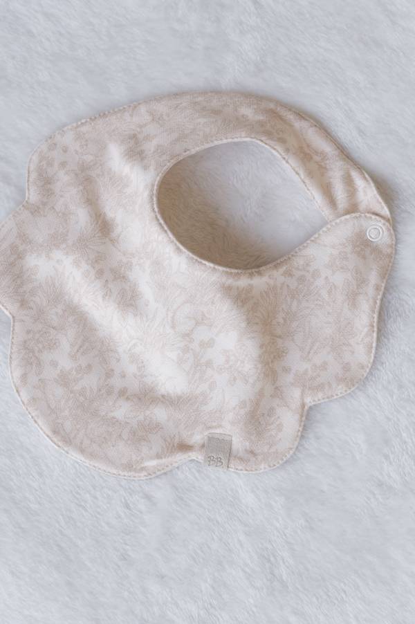 Bib flower SOFT PEACH - BAMBOOM