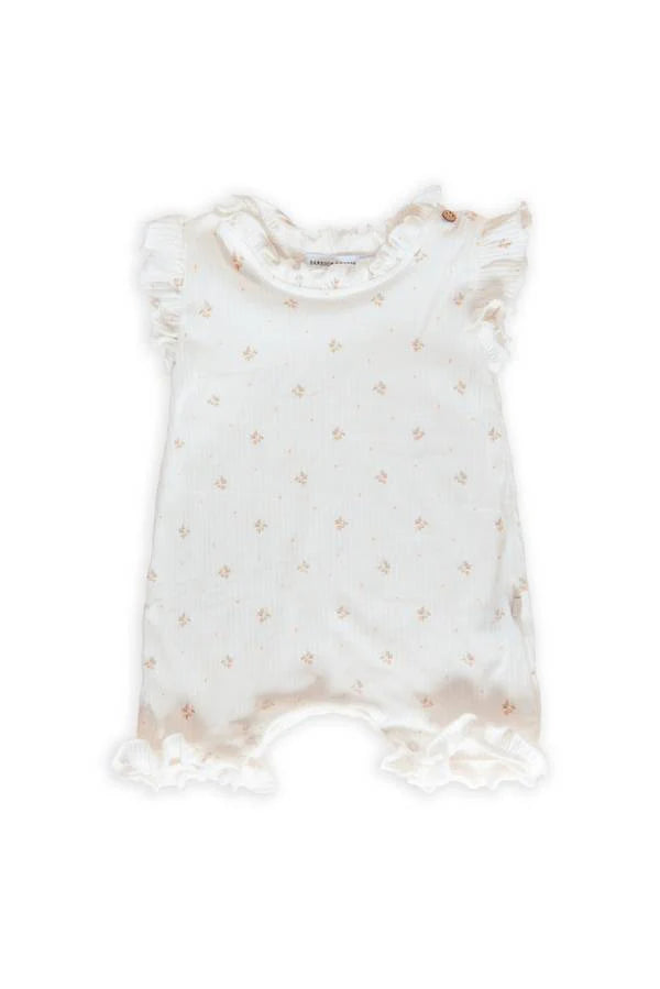 Tutina con volant PRINT LILLA - Bamboom