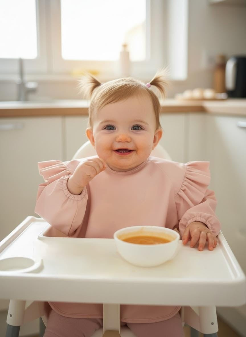 Bavaglino con maniche rosa - Konges Sløjd