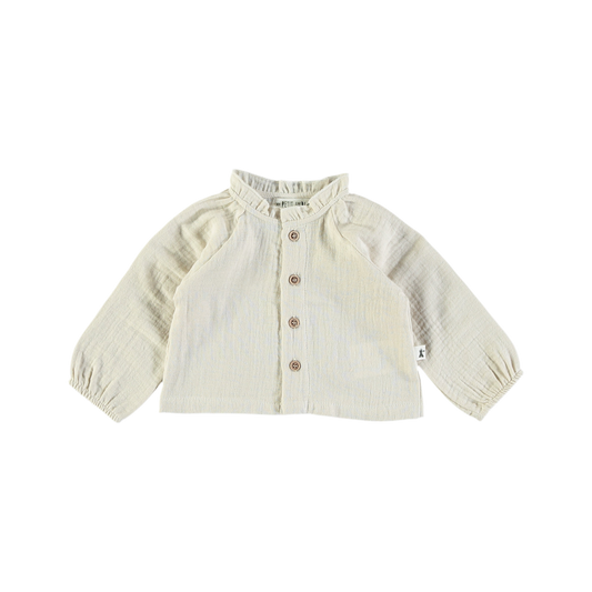Camicia con collo frufru - Petit Indi