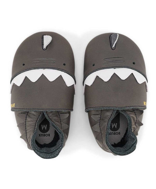 Soft sole squalo fin charcoal - Bobux