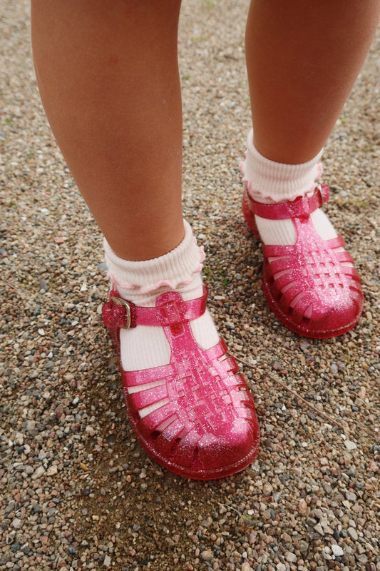 Nea glitter sandal sangria - Konges Slojd