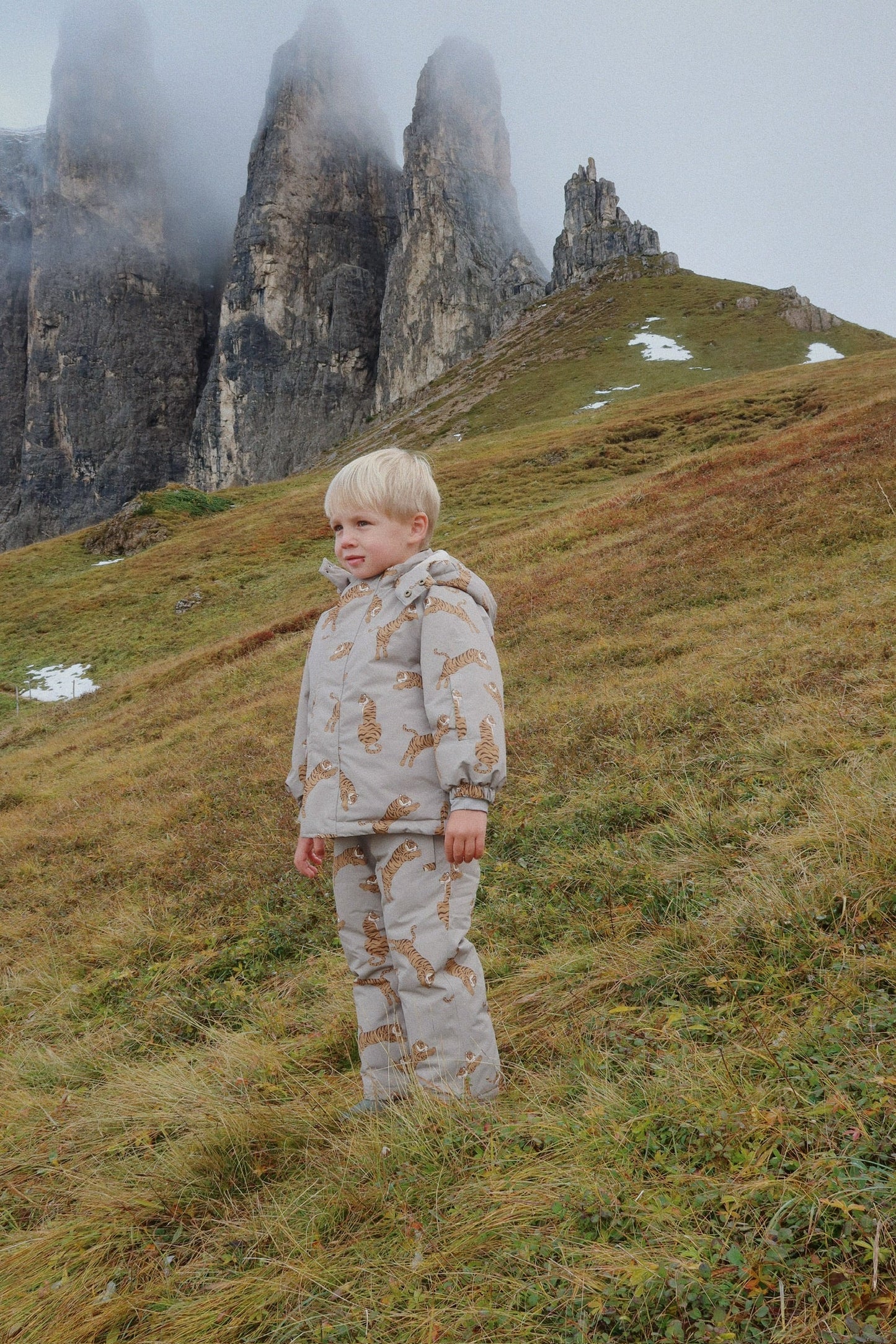 Giacca piumino tigri Mismou tiger oak - Konges Slojd