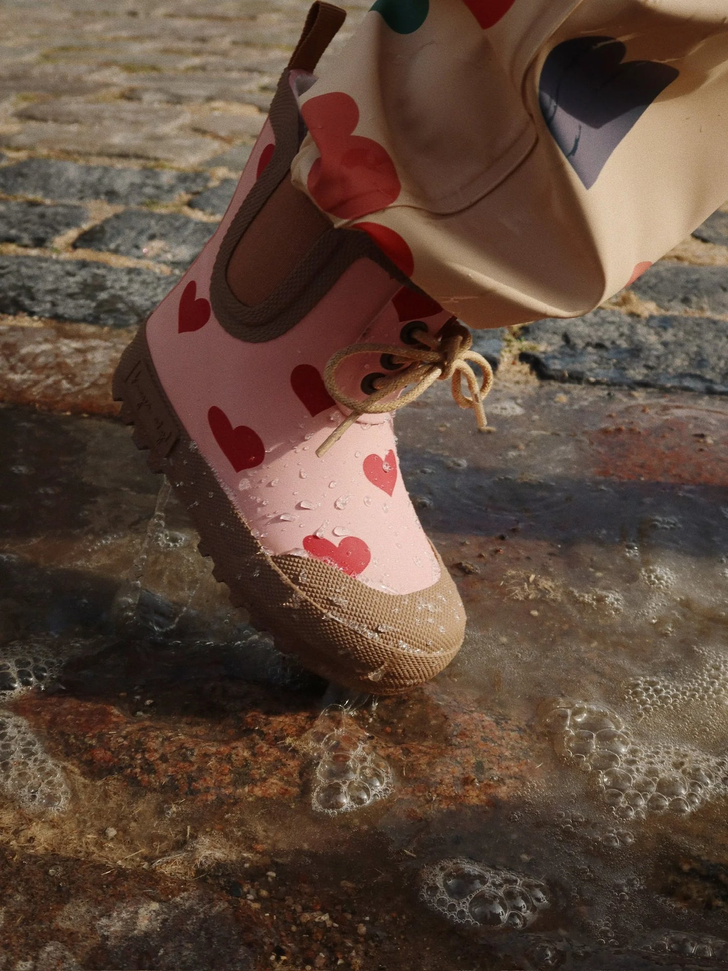 Stivaletti termici cuori amour pink - Konges Slojd