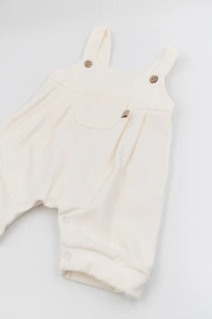 Salopette corto OFFWHITE - Bamboom