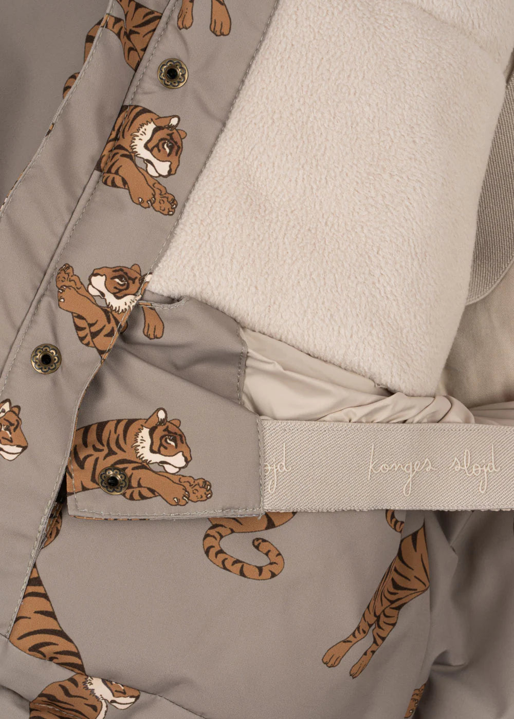 Giacca piumino tigri Mismou tiger oak - Konges Slojd