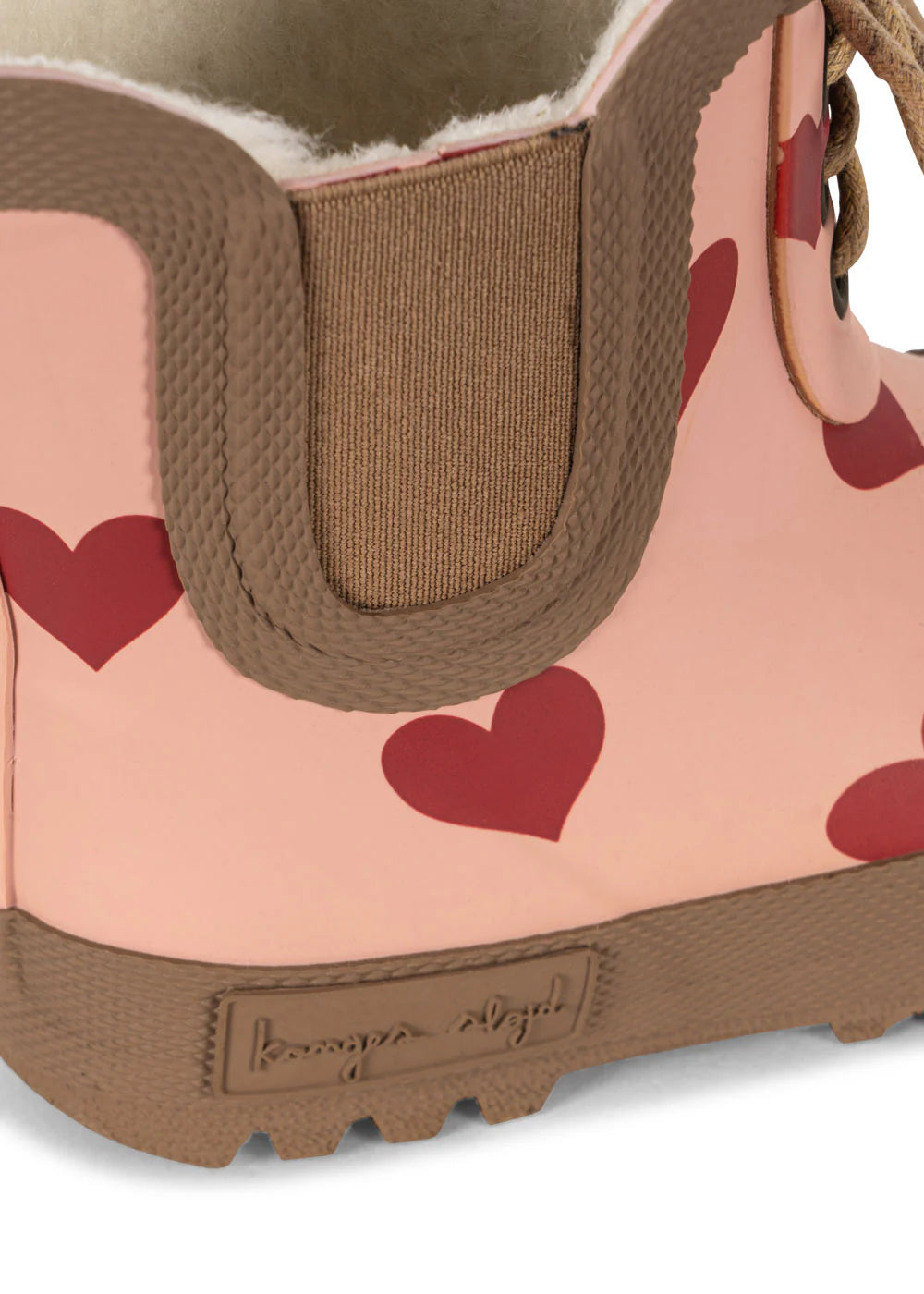 Stivaletti termici cuori amour pink - Konges Slojd