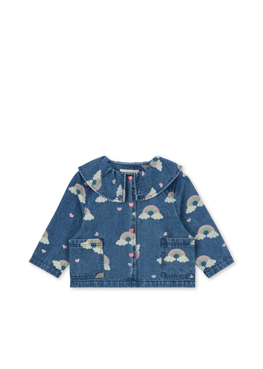 Camicia denim arcobaleni magot rainbow - Konges Slojd