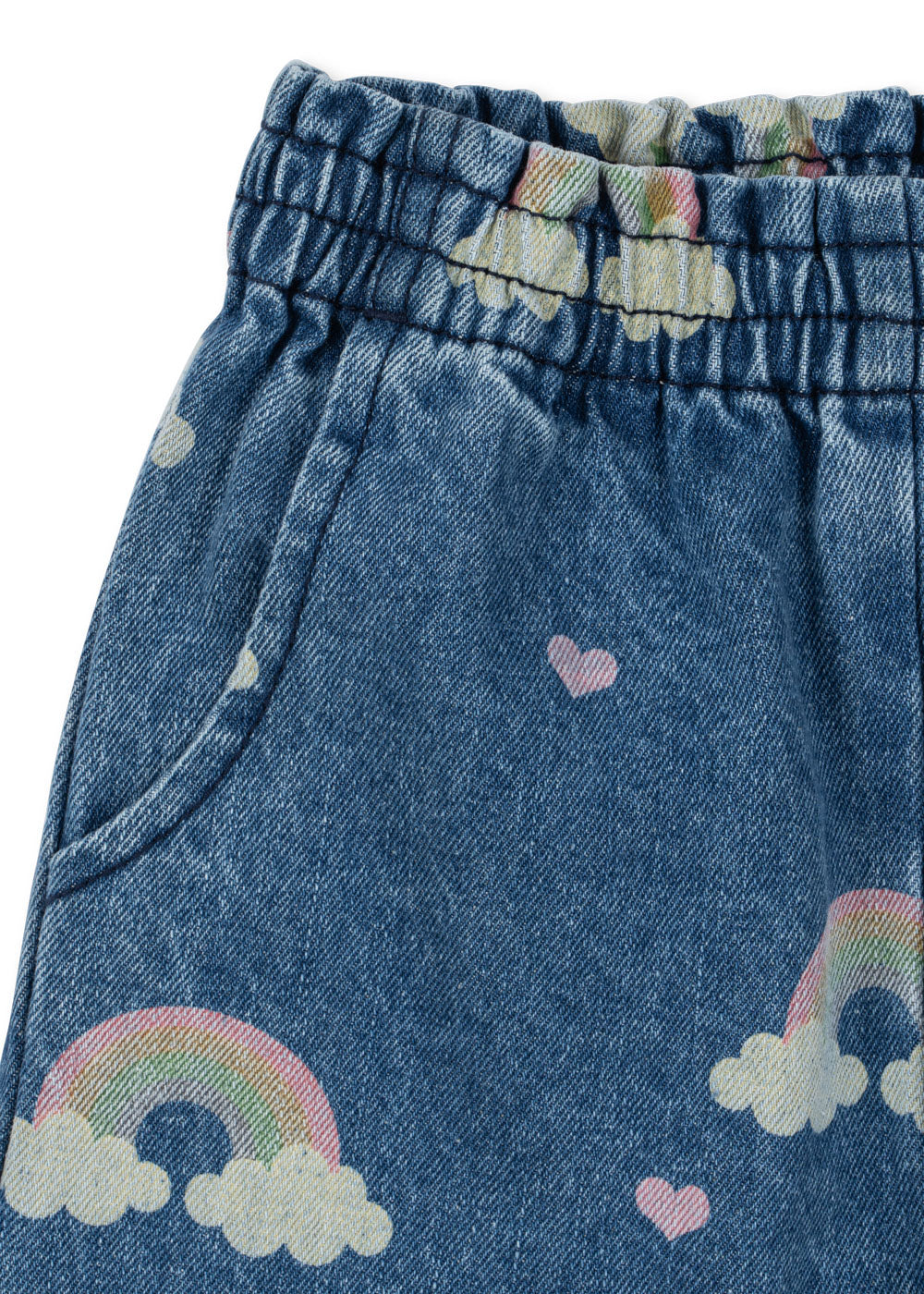 Jeans denim arcobaleni magot rainbow - Konges Slojd