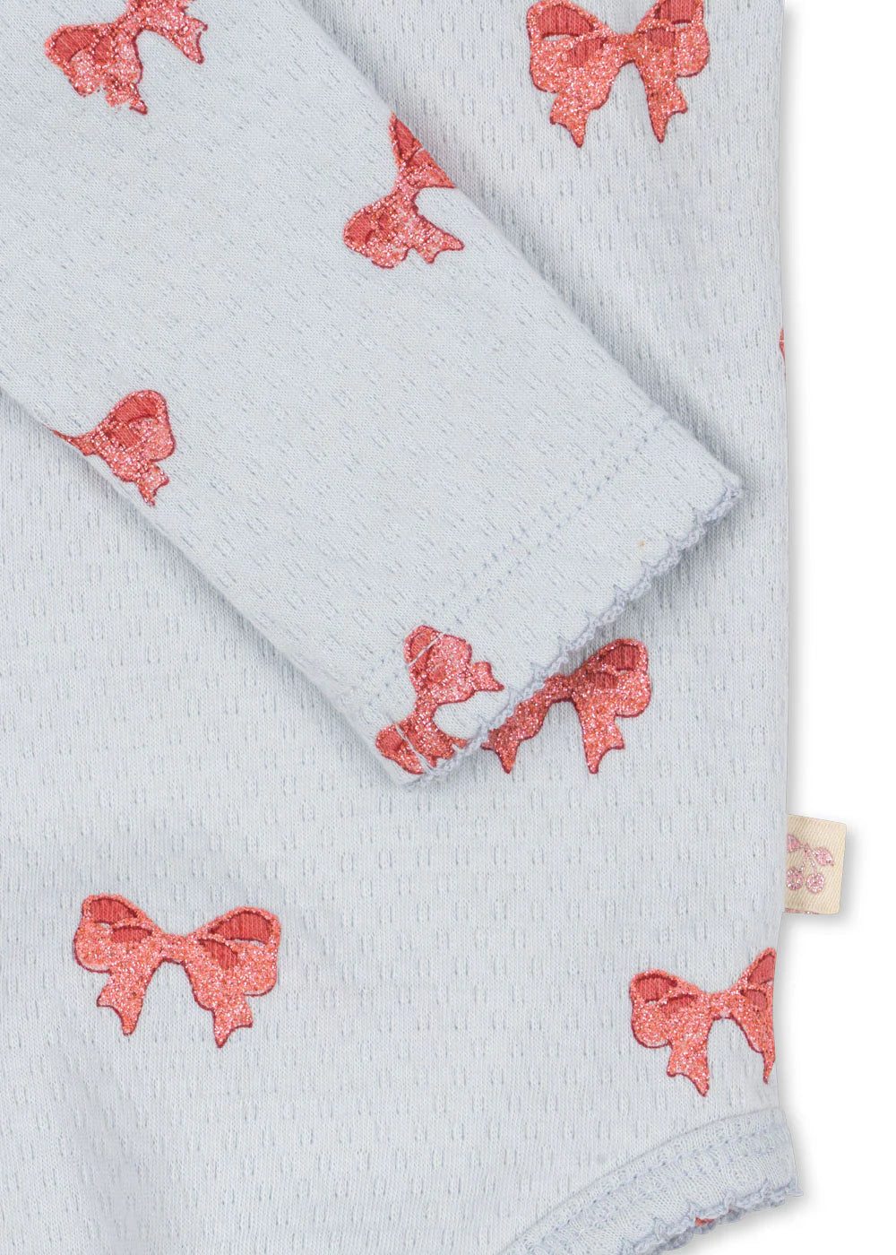 Body fiocchi sui body blu - Konges Slojd