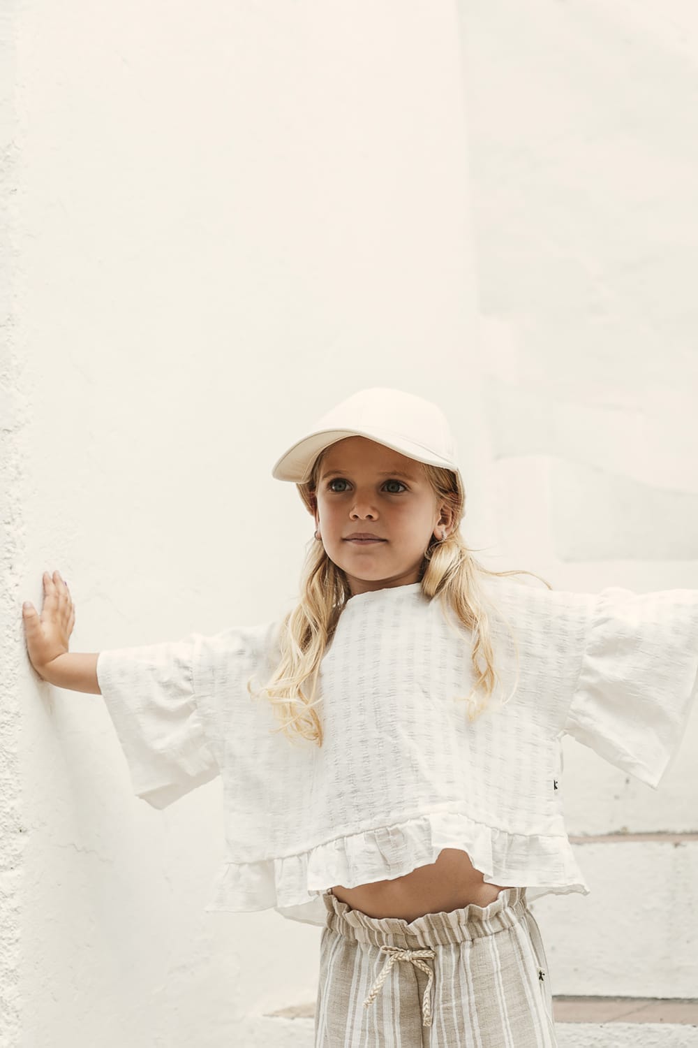 T-shirt blusa bianca - Petit Indi