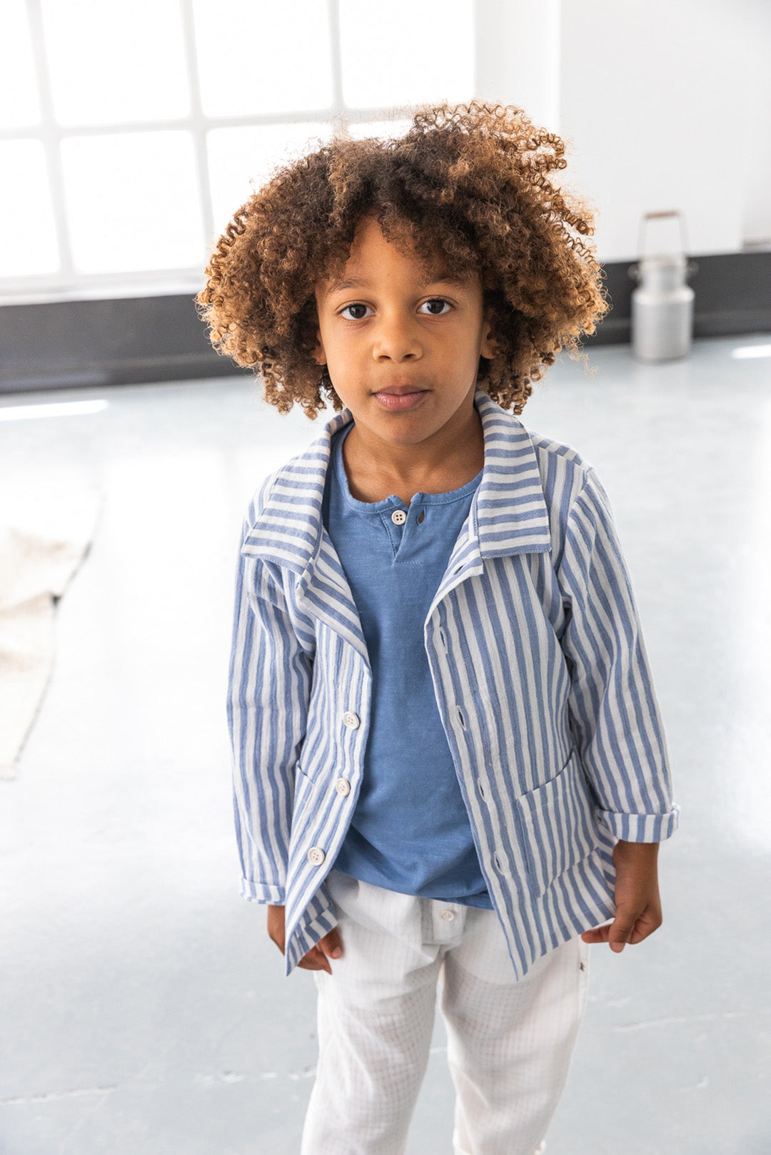 T-shirt blu - Petit Indi