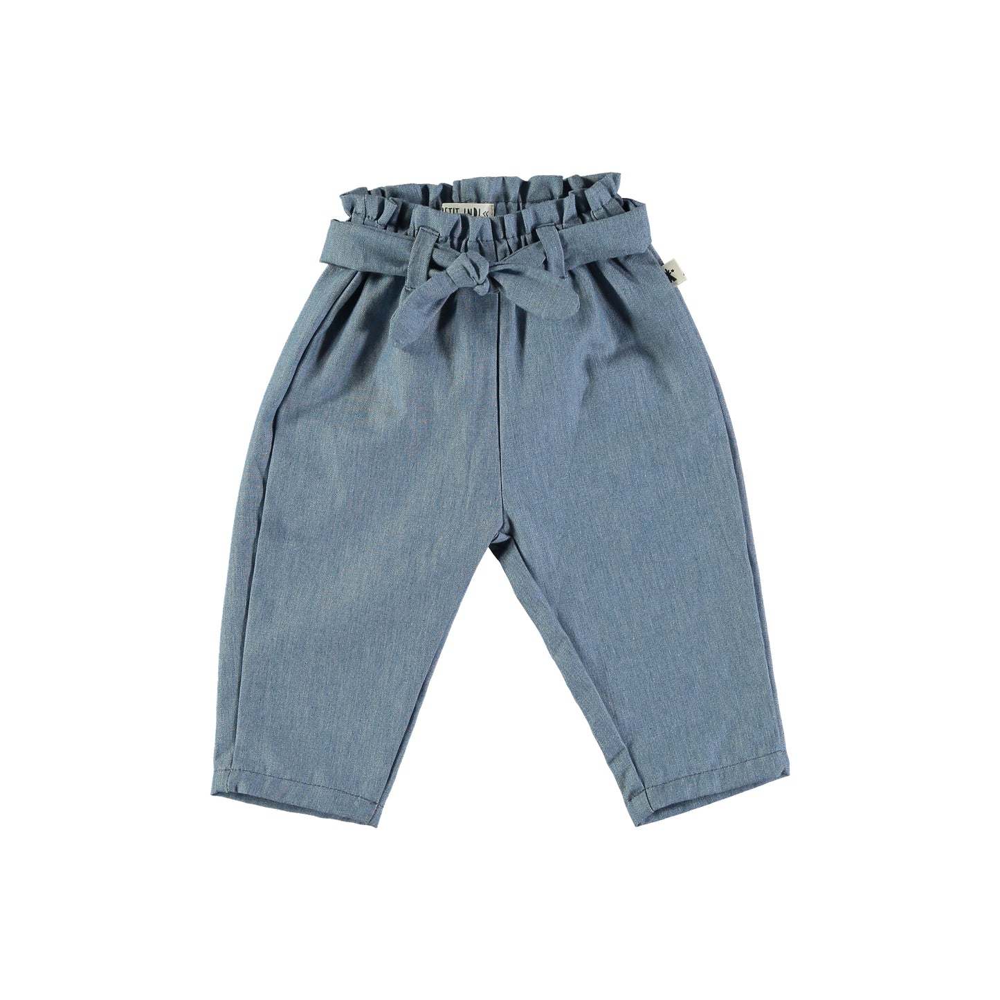 Pantaloni bimba con fiocco - Petit Indi