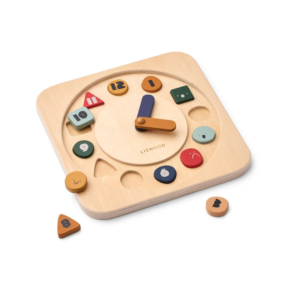 Gioco orologio in legno bacheca Karamo - Liewood