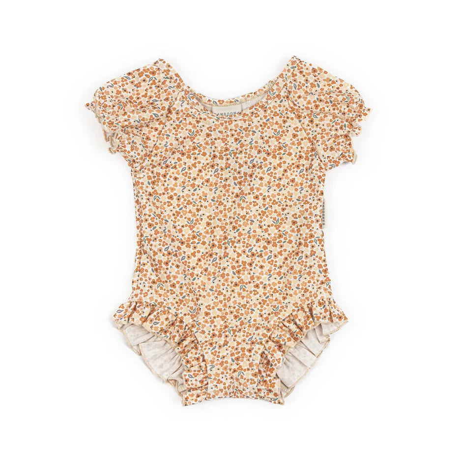 Costume da bagno Bamboom con spalle coperte Rosy garden - Bamboom
