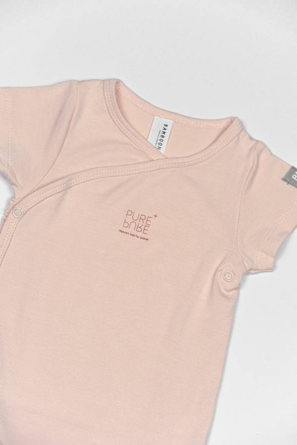 Body bimba maniche corte ROSA - Bamboom