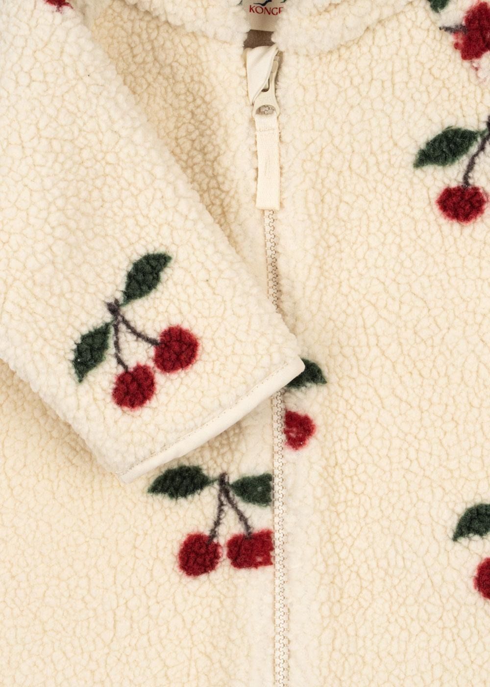 Tuta intera teddy ciliegie jody onesie - Konges Slojd