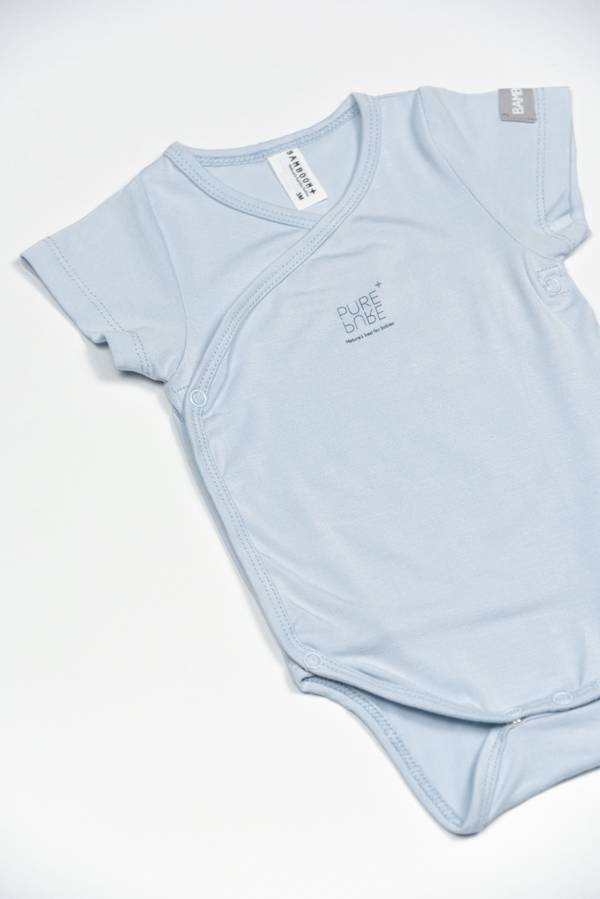 Body bimbo maniche corte BLU - Bamboom