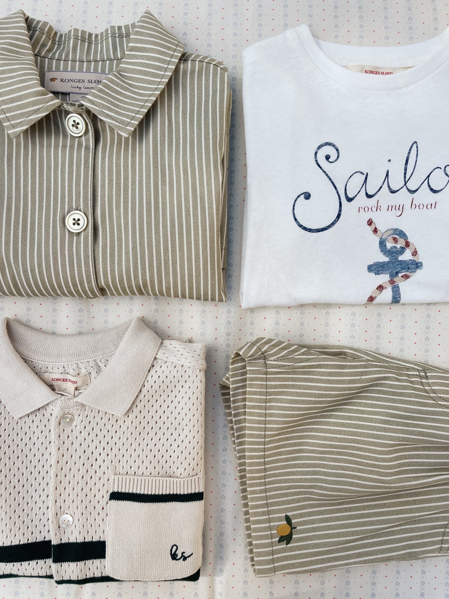 Short tea stripe - Konges Slojd