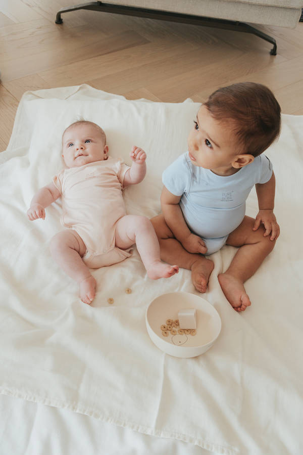 Body bimbo maniche corte BLU - Bamboom