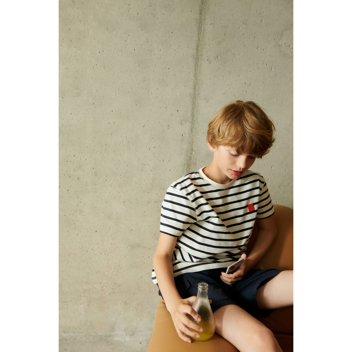 T-shirt a righe blu - Liewood