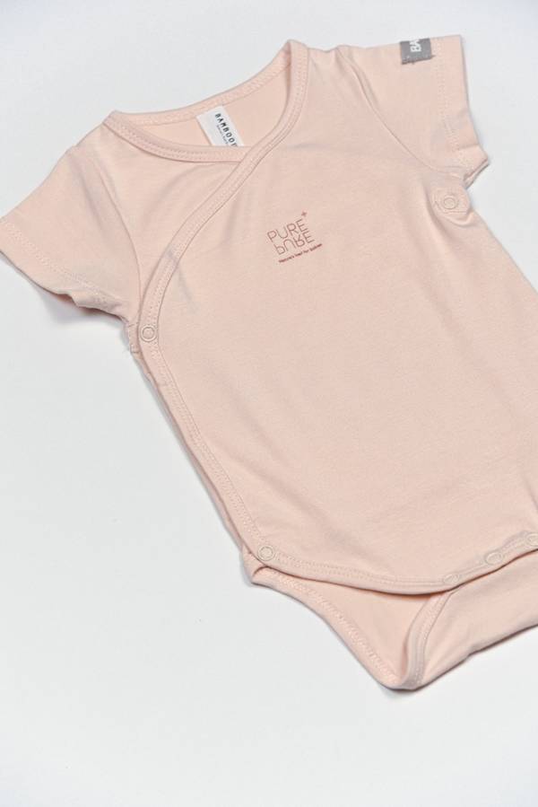 Body bimba maniche corte ROSA - Bamboom