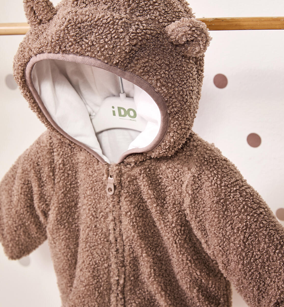 Giacca Teddy orsetto neonato - I Do
