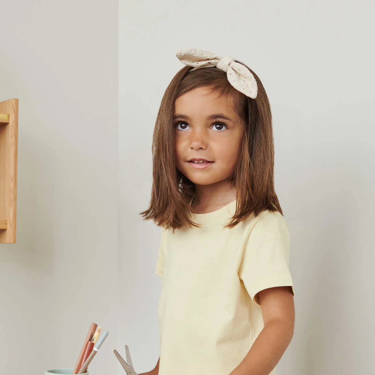 Set of 2 caramel/cream headbands - LIEWOOD