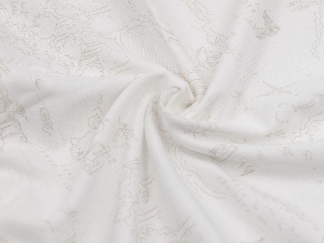 Lenzuolo con angoli culla - 2 pz - boomy's world oyster grey - Bamboom