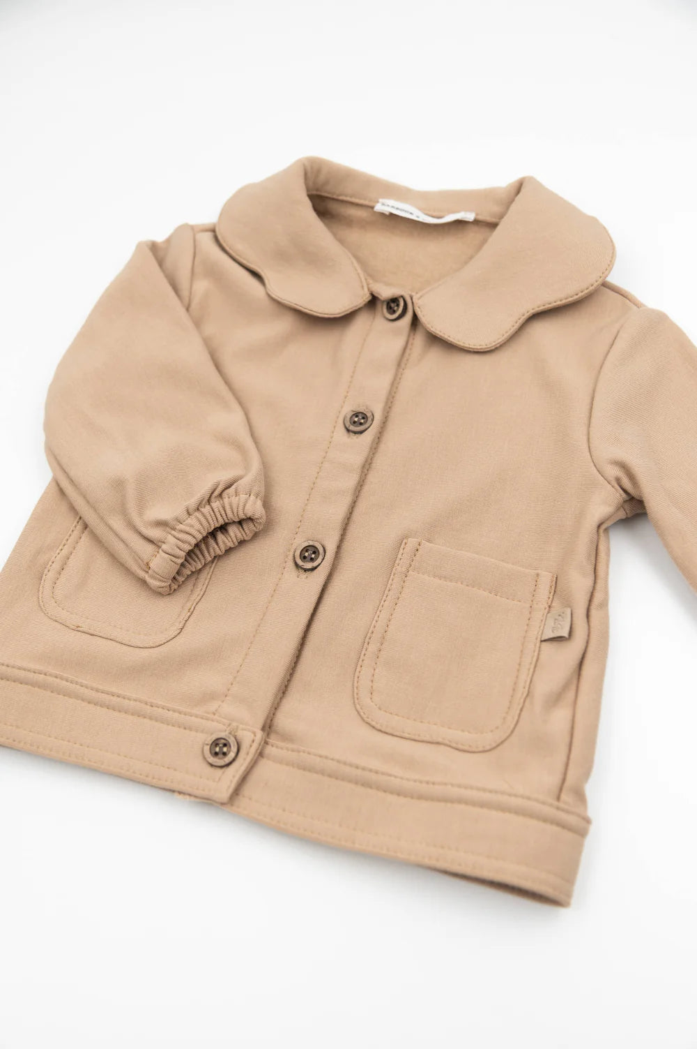 Felpa con colletto a fiore MOCHA SAND - Bamboom