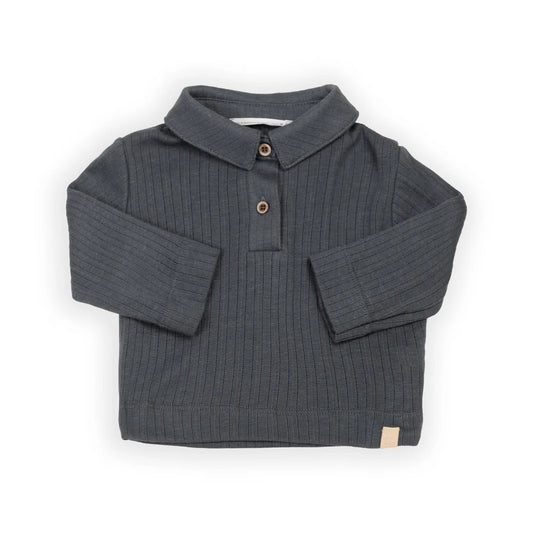 Polo maniche lunghe MIDNIGHT BLU - Bamboom