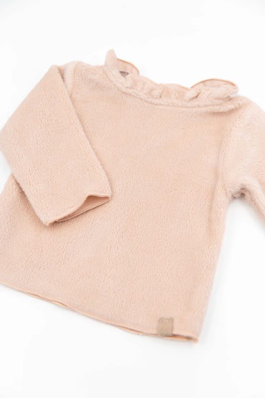 Shirt con colletto volant VINTAGE PINK - Bamboom