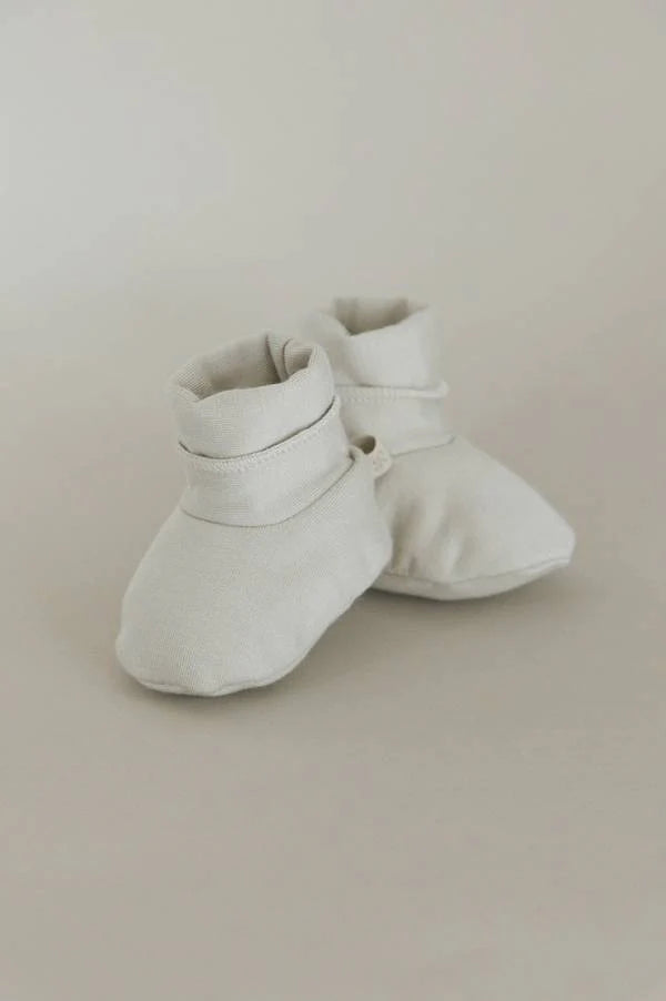 Babbucce neonato LIGHT KHAKI - Bamboom