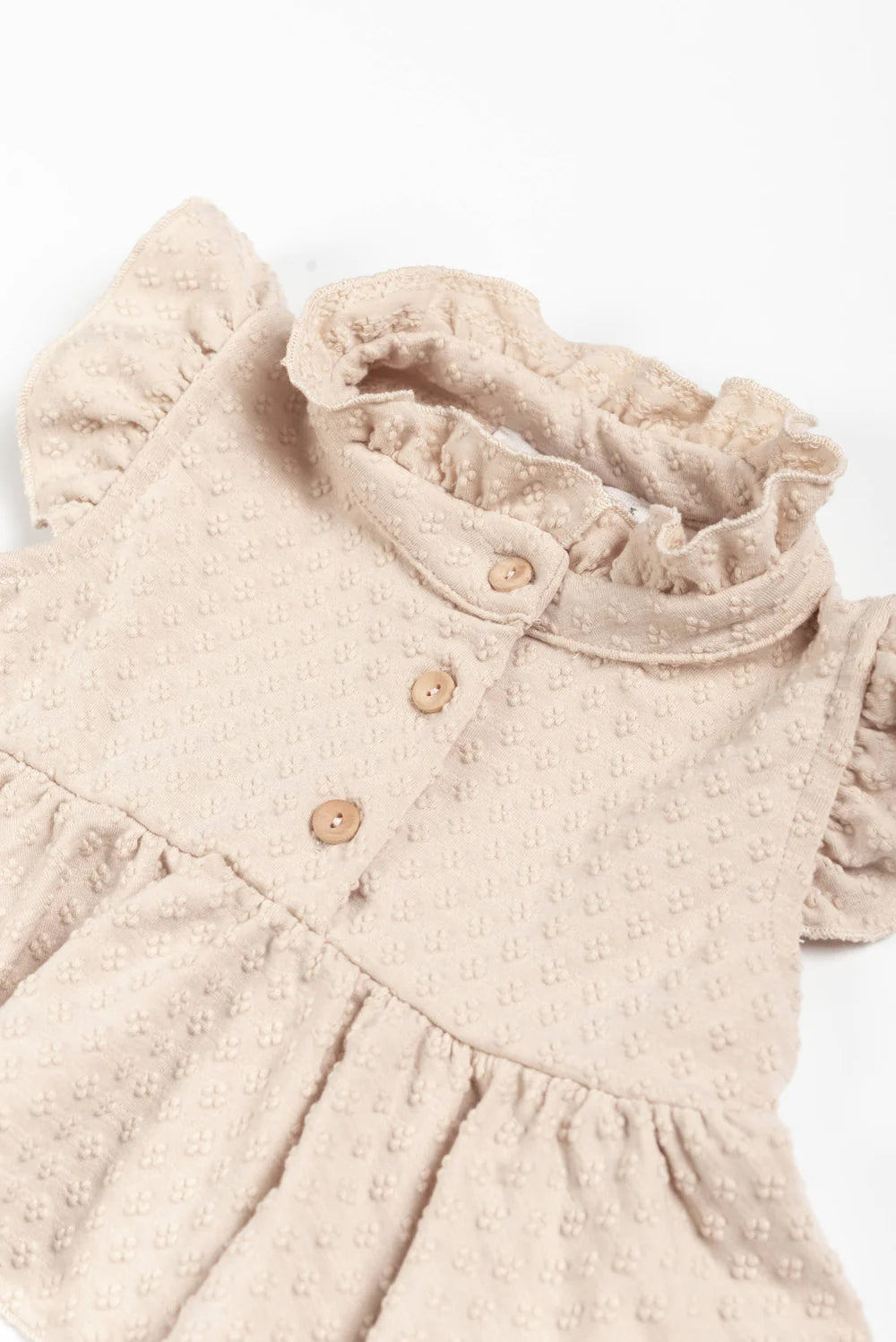 Camicia Dots ALMOND CREAM - Bamboom