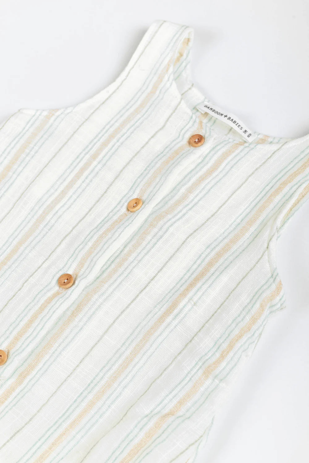 Pagliaccetto STRIPE WHITE/BLU - Bamboom