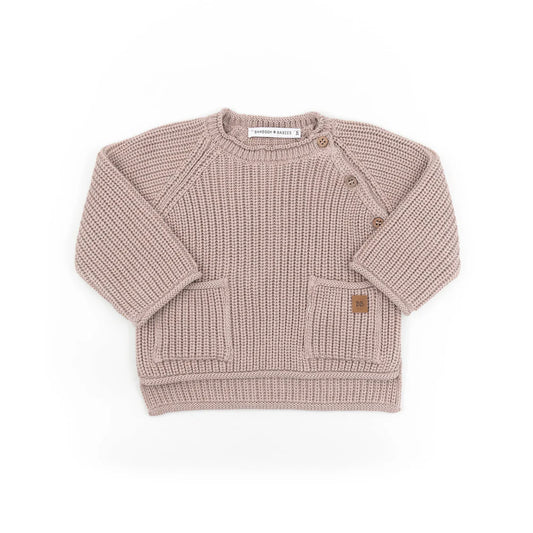 Maglione a costine Cammello - Bamboom