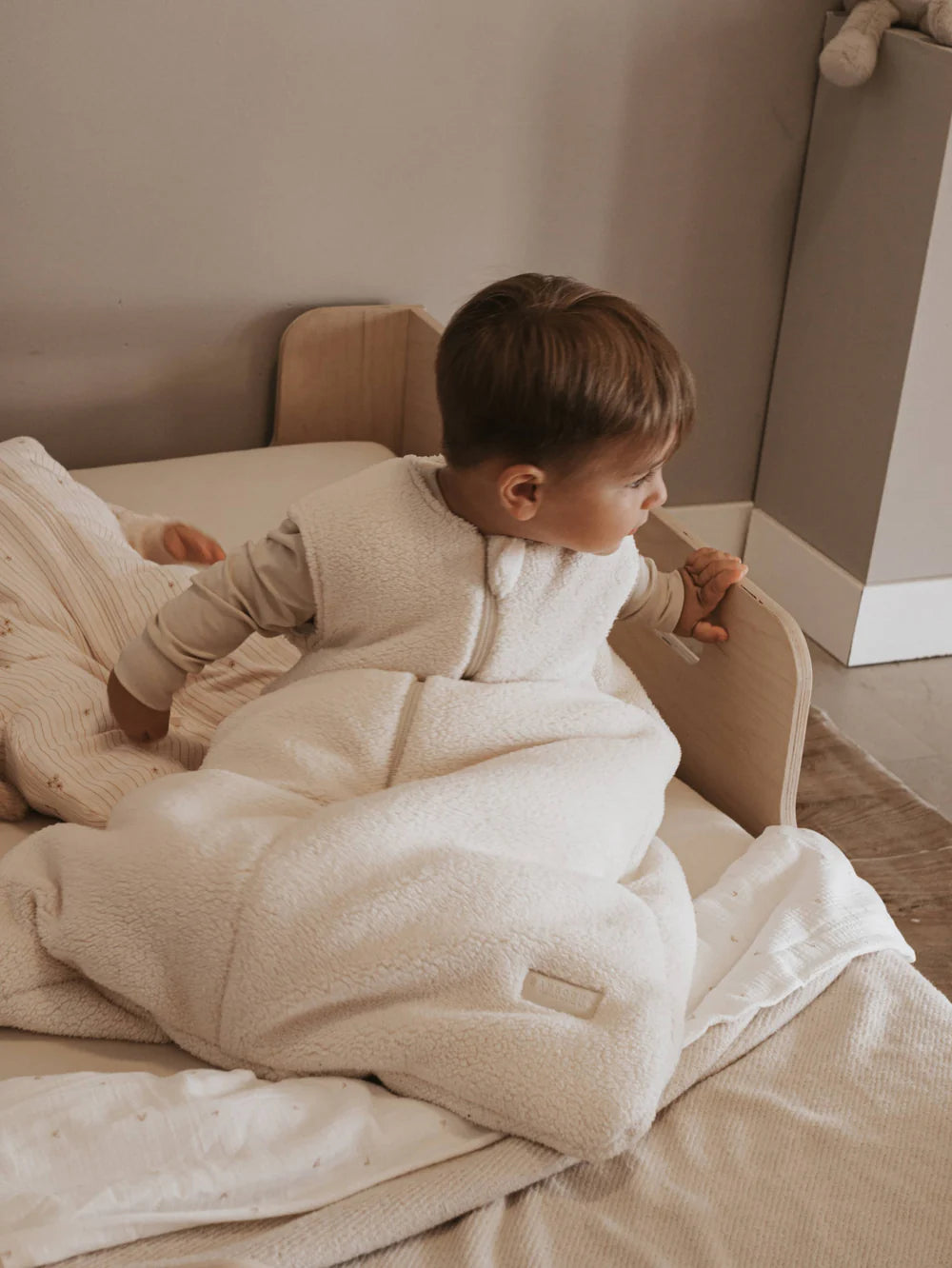 Sacco nanna 4-stagioni 6-24 mesi - OFF WHITE\SAND - Bamboom