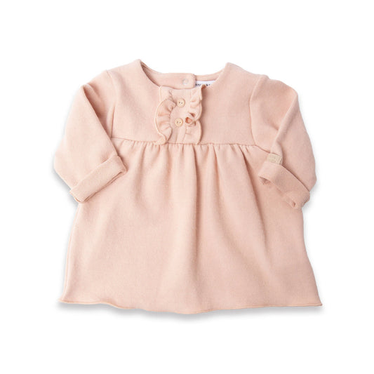 Vestito a maniche lunghe warm pink - Bamboom
