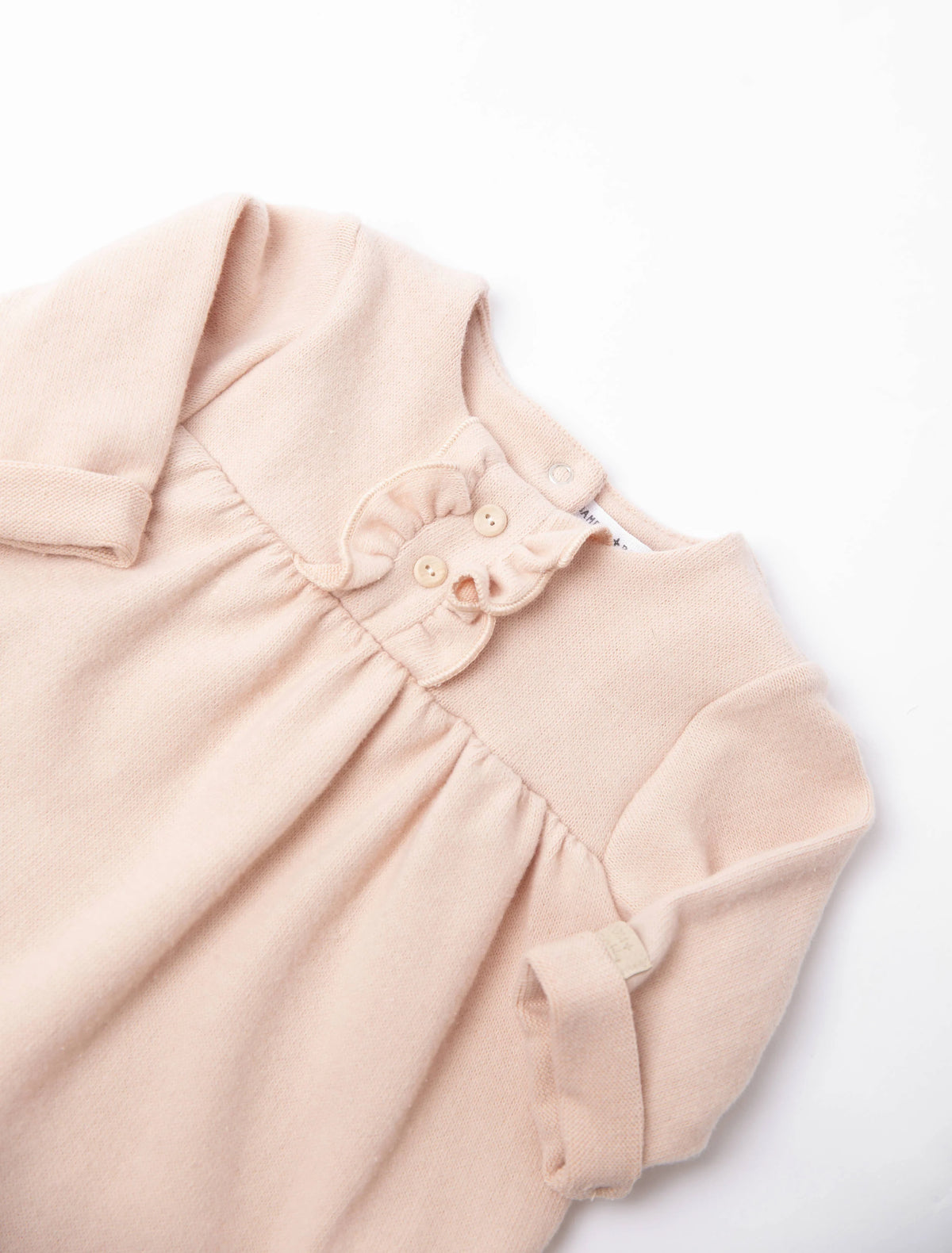 Vestito a maniche lunghe warm pink - Bamboom
