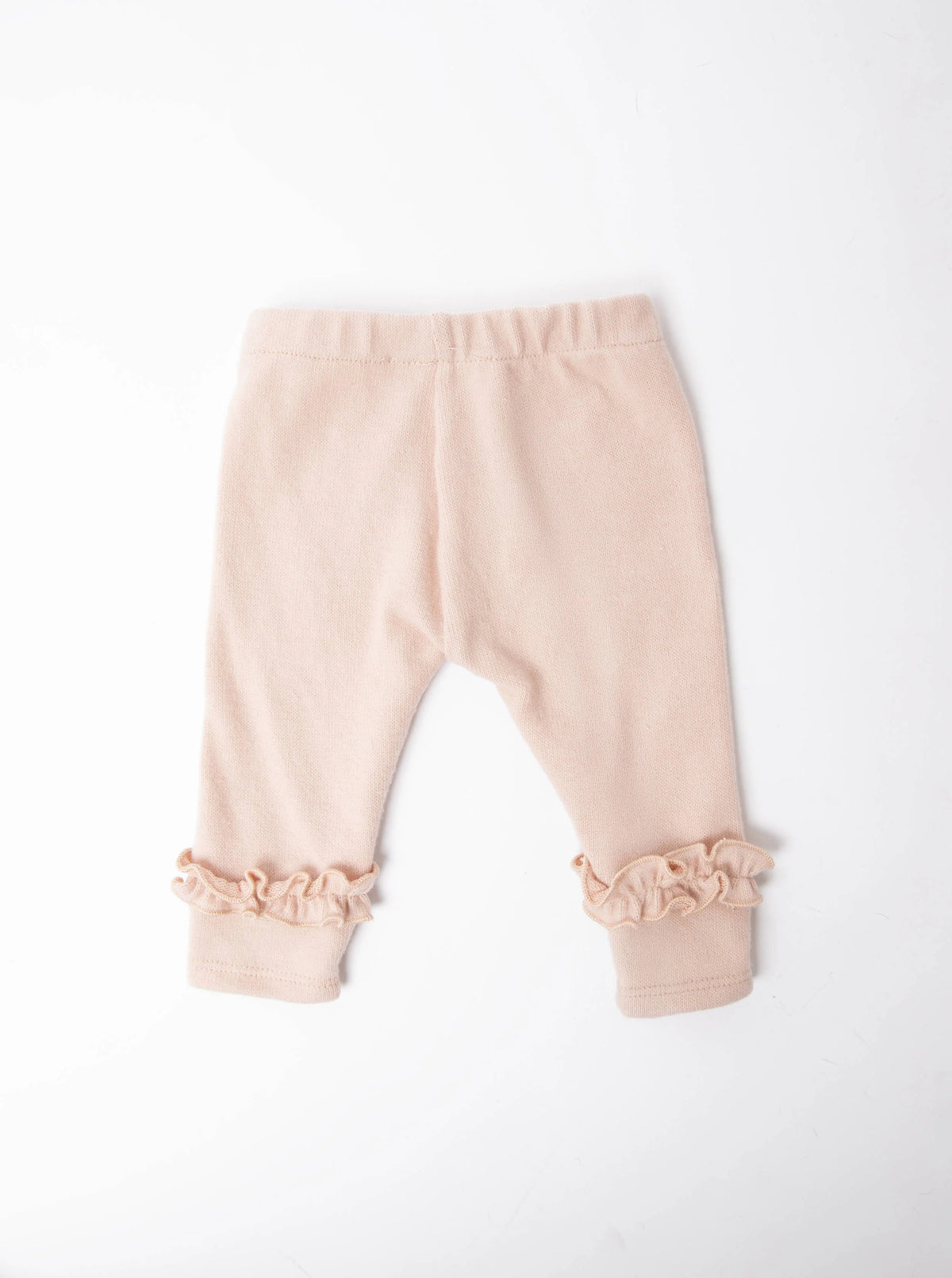 Leggings con bordo volant warm pink - Bamboom