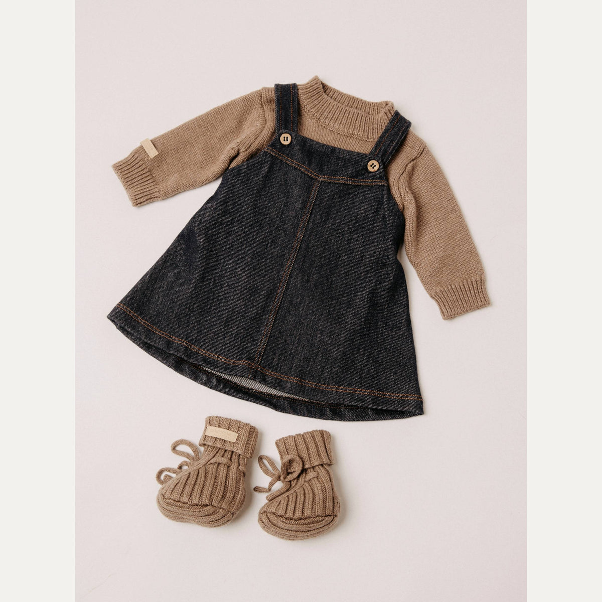 Salopette bimba jeans blu - Bamboom