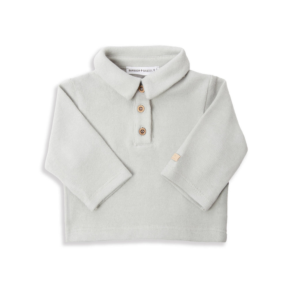 Maglia polo maniche lunghe acqua - Bamboom