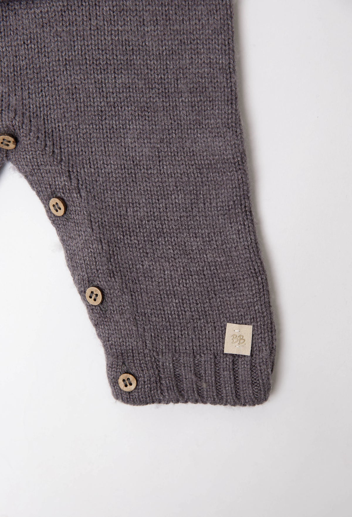 Tutina con colletto a maglia night blu - Bamboom