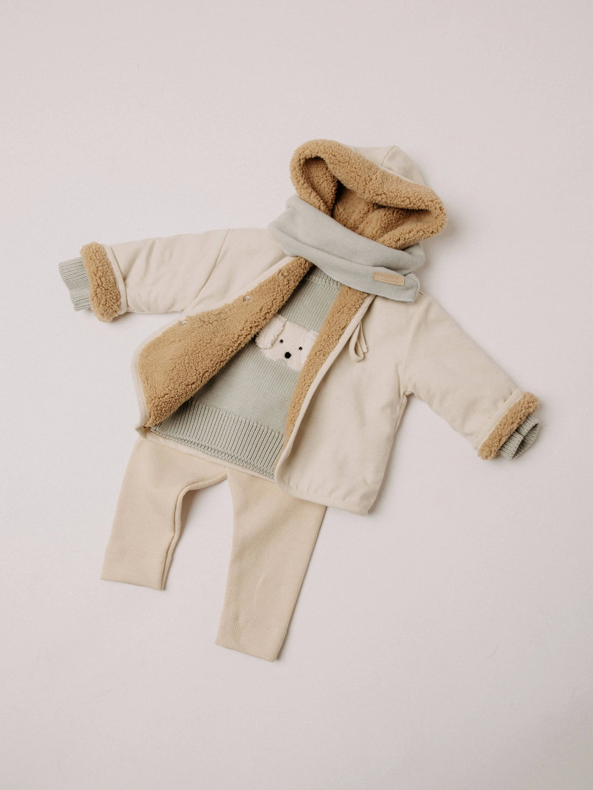 Maglia Knitted Cane acqua - Bamboom